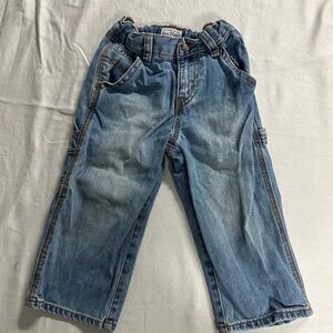 1989 Place - Classic Blue Kids Straight cut carpenter style Denim Pants